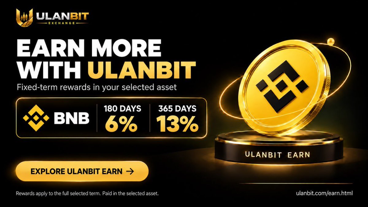 ULANBIT Earn — BNB. View featured Earn products.