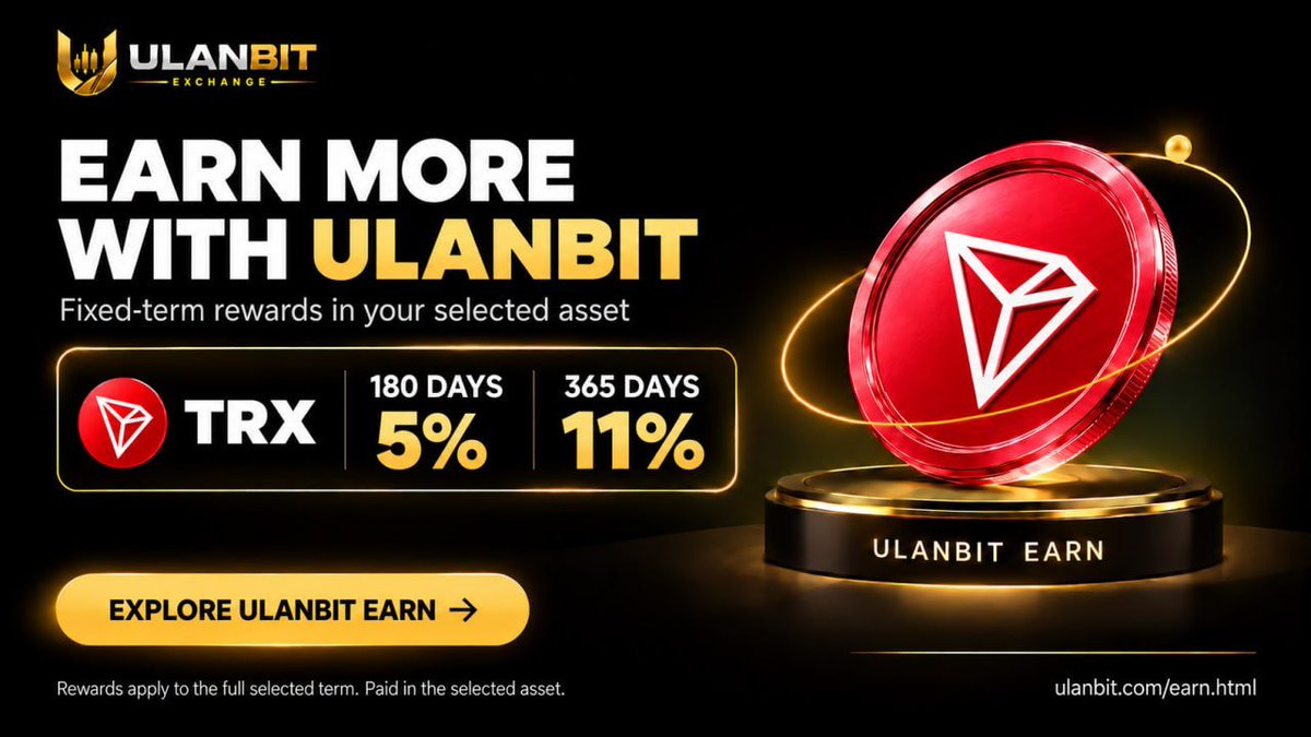 ULANBIT Earn — TRX. View featured Earn products.