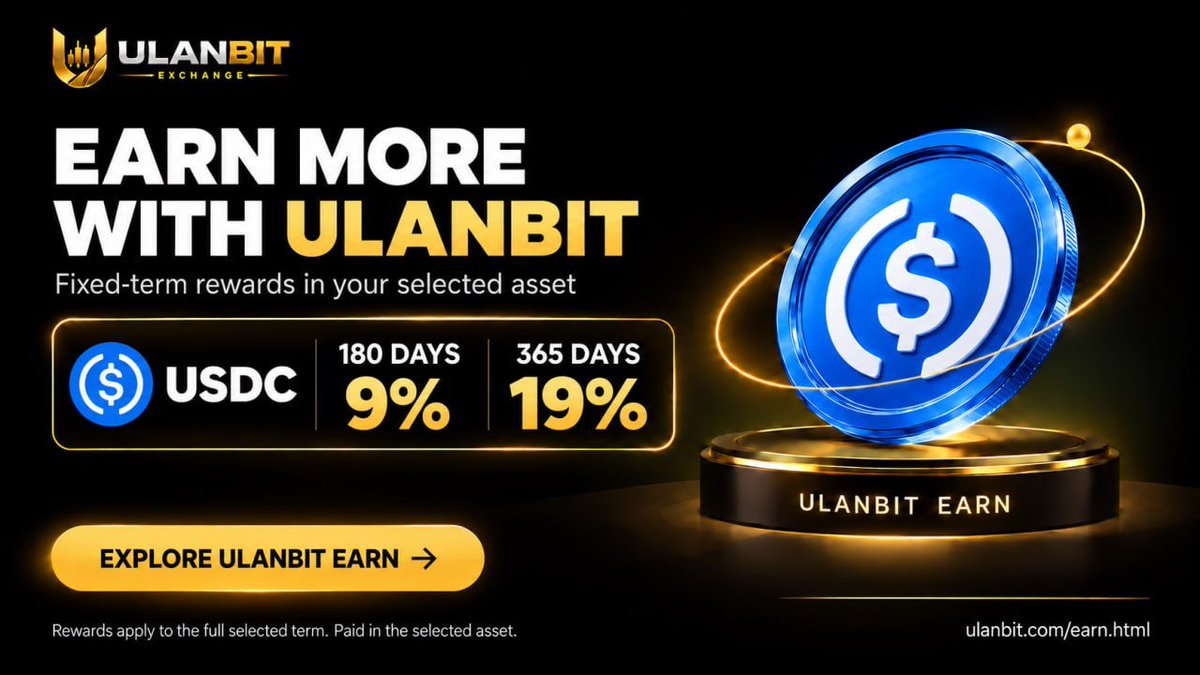ULANBIT Earn — USDC. View featured Earn products.