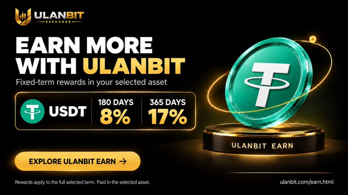 ULANBIT Earn — USDT 17% Rate. View featured Earn products.